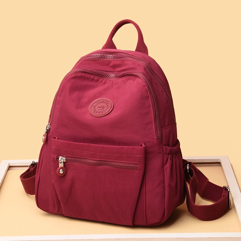 Backpack Women′ S Large Capacity Versatile Nylon Lightweight Travel Bag Book Mini Backpack Women Tablet
